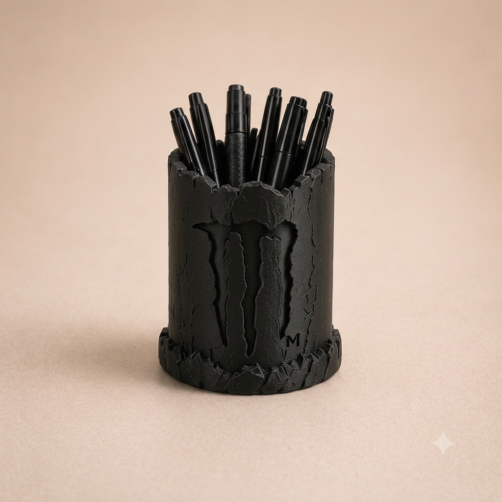 Modello 3D - Portapenne Monster