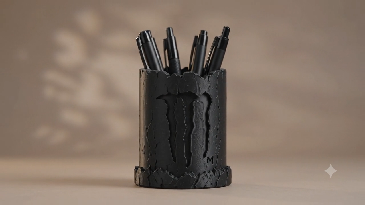 Modello 3D - Portapenne Monster